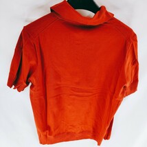 【未使用 タグ付き】BURBERRY LONDON バーバリー ロンドン 半袖Tシャツ サイズ5 シャツ 無地 ロゴ オレンジ シャツ Tシャツ A-9_画像4