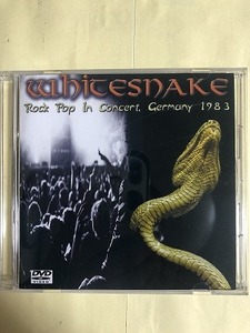 WHITESNAKE DVD VIDEO ROCK POP IN CONCERT GERMANY 1983 1枚組　同梱可能