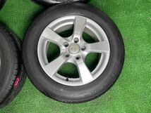 バリ溝 ラジアルタイヤ GRASS CF 5本スポークホイール 16インチ6.5J +48 5H PCD114.3 205/60R16 BRIDGESTONE LUFT RV Ⅱ 2022年8周製造 _画像3