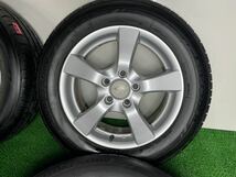 バリ溝 ラジアルタイヤ GRASS CF 5本スポークホイール 16インチ6.5J +48 5H PCD114.3 205/60R16 BRIDGESTONE LUFT RV Ⅱ 2022年8周製造 _画像4