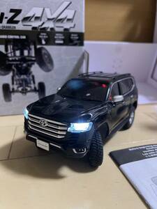 美品中古京商ミニッツ Mini-Z 4×4ランドクルーザー300 プロポ、受信機のセットのレディセットです。純正LED4灯付きです。