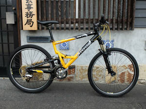 米国　Cannondale　Jekyll 400　キャノンデール・ジキル　Hand made in USA　アルミ　Deore XT/LX　9×3　27s