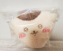 新品・未使用 タグ付 ちいかわ ふわふわ ミニ キャラメル ポーチ くりまんじゅう 小物入れ マスコット_画像1