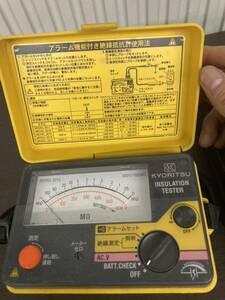 ★ KYORITSU 共立電気計器　MODEL3213　電池式小型絶縁抵抗計 箱付き