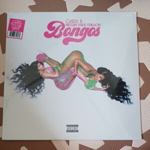 BONGOS Cardi b feat. Megan Thee Stallion Coke Clear 12” Vinyl US 