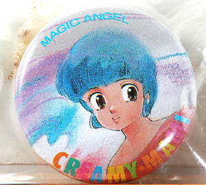 [Vintage][New][Delivery Free]1980s? Creamy Mami the Magic Angel Button Badges KAC распространение товар? магия. ангел creamy mami жестяная банка значок [tag1101]