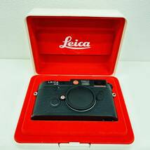 【TJ-3104】Leica ライカ M6 ブラック ボディ 一眼フィルムカメラ レンジファインダーカメラ 中古 保管品 動作未確認 元箱 有_画像2