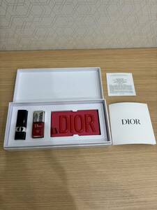 【H-10407SR】1円スタート DIOR ディオール コスメまとめ コスメセット 口紅 リップ ネームプレート ラゲージタグセット ブランドコスメ