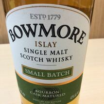 古酒 未開栓 BOWMORE ボウモア スモールバッチシングルモルト スコッチウイスキー 700ml 40%_画像8