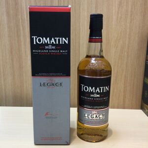 古酒 未開栓 TOMATIN LEGACY トマーティン レガシー シングルモルト ウイスキー 700ml 43% 箱付 