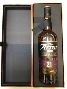 【未開栓】Arran アランモルト 21年 シングルモルト ファーストリリース ウイスキー 700ml 46% 箱付