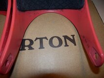 部品★BURTON バートン★ハイバックセット 赤 S 男性用_画像3