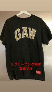 【クリーニング済】MAN WITH A MISSION マンウィズ Tシャツ ツアーグッズ タナカ カミカゼ ジャンケン サンタモニカ スペアリブ MWAM GAW