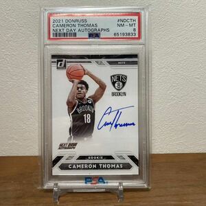 【超人気 Next Day Auto】2021-22 Panini Donruss Cameron Thomas Cam Thomas NBA Card RC Auto ルーキー カード オート バスケ