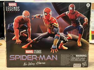 Hasbro SPIDER-MAN 3パック 映画スパイダーマンNo Way Home マーベルレジェンドシリーズ MARVEL STUDIOS HOT TOYS 未開封