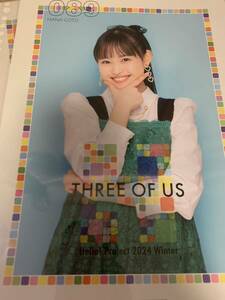 【後藤花・89】コレクションピンナップポスター ピンポス Hello! Project 2024 Winter 〜THREE OF US〜