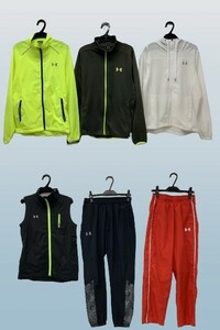 r2_2590W 6点セット！ UNDERARMOR アンダーアーマー パーカー/ジャージ/ウィンドブレーカー/ベスト 男性用 サイズ/S