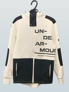 r2_2594W 美品 アンダーアーマー UAハイブリッド ニットジャケット 耐久性 ストレッチ性 男性用/Mサイズ