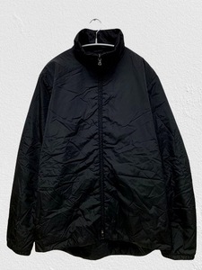 r2_2637k イタリア製 PRADA プラダ 中綿入り モックネック ナイロンジャケット 黒/男性/サイズM