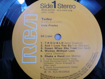 ROCK&POPS・LP：ELVIS　PRESLEY「TODAY」_画像3