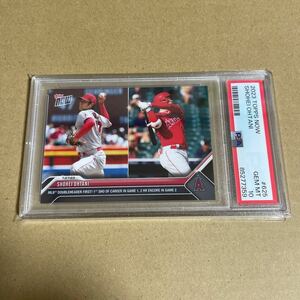 【PSA10】GEM MINT 2023 Topps Now #625 大谷翔平「ダブルヘッダーで完封勝利 & 2HR」Shohei Ohtani PSA鑑定 MLB