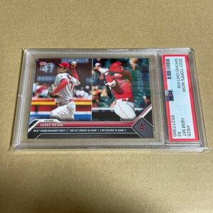 【PSA10】GEM MINT 2023 Topps Now #625 大谷翔平「ダブルヘッダーで完封勝利 & 2HR」Shohei Ohtani PSA鑑定 MLB