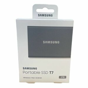 θ【新品未開封】SAMSUNG/サムスン ポータブルSSD T7 2TB MU-PC2T0T/IT チタングレー Portable SSD 完品 S63622910847