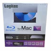 θ【新品未開封】Logitec/ロジテック ポータブル ブルーレイドライブ for Mac LBD-PVE6U3CMSV シルバー 超薄型 超軽量 完品 S98307664858_画像1
