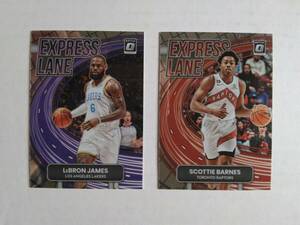 LeBRON JAMES / SCOTTIE BARNES　22-23 Panini Donruss Optic　Express Lane インサート　2枚セット