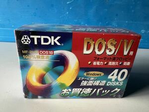 DOS/V パソコン用フロッピー TDK　2HD-DOS18　【未開封】