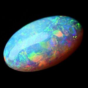 2.700ct 天然ホワイトオパール オーストラリア 遊色抜群 高品質 〔Australia White opal 宝石 jewelry natural 裸石 loose ルース〕