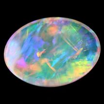 1.150ct 天然ホワイトオパール オーストラリア 遊色抜群 最高品質 〔Australia White opal 宝石 jewelry loose ルース natural 天然〕_画像5