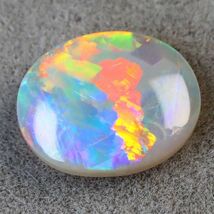 1.280ct 天然ブラックオパール オーストラリア 最高品質 遊色抜群〔Australia Black opal 宝石 ルース 天然 jewelry natural loose〕_画像4