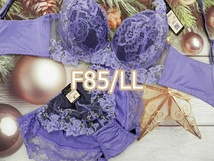 P183-F85/LL ブラジャー＆ショーツセット ブラ&ショーツセット 下着 ランジェリー 脇高ブラジャー 脇高ブラ ハーフレースショーツ_画像1