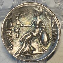 1円～ 古代ギリシャ　デカドラクマ銀貨　貿易銀　重目16.64g 未鑑定品　外国古銭　海外硬貨　コインコレクション_画像2