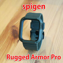 米 spigen Apple Watch バンド ラギッド・アーマー プロ (40,41mm) 一体型 ケース Case Rugged Armor Pro_画像1