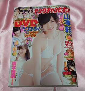 【送料無料】新品未読品 ヤングチャンピオン 2014年 5/27号 付録完備：山本彩クリアファイル＋アイドルDVD（70分）【日本郵便発送】