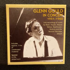 廃盤 希少盤 初出音源含む グレン・グールド イン コンサート1951-1960 Glenn Gould in Concert 6CD BOXの画像1
