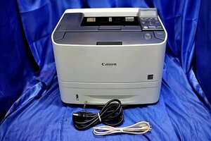 ◆印字OK枚◆ CANON/キヤノン A4対応 モノクロレーザープリンター ★Satera LBP6600/USB2.0ケーブル付き★ 49206Y