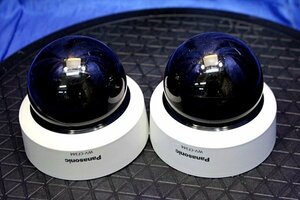 2 pcs. set Panasonic 1/3 type CCD installing small size compact dome camera WV-CF344 / color tv camera 49309Y