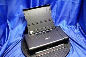 ▽難有り▽ CANON/キヤノン A4インクジェットプリンタ ★PIXUS iP110/本体+ポータブルキット LK-62★　49346Y