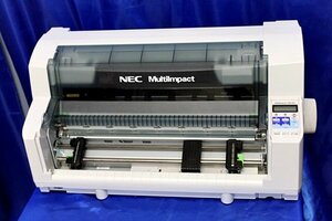 やや抜けあり▲NEC 水平インサータ方式 ドットプリンタ MultiImpact ▼PR-D700JAN/MultiImpact 700JAN/本体▲ LAN標準 宅配伝票 49333Y