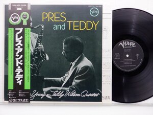 The Lester Young-Teddy Wilson Quartet「Pres And Teddy」LP（12インチ）/Verve Records(23MJ 3099)/Jazz