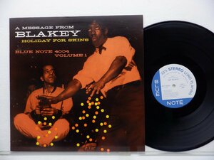 Art Blakey「Holiday For Skins Vol. 1」LP（12インチ）/Blue Note(BST 84004)/Jazz