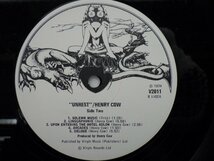 Henry Cow「Unrest」LP（12インチ）/Virgin(V 2011)/洋楽ロック_画像2