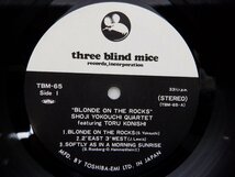 横内章次カルテット「Blonde On The Rocks」LP（12インチ）/Three Blind Mice(TBM-65)/ジャズ_画像5