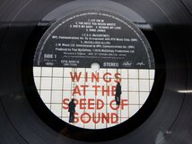 Wings「Wings At The Speed Of Sound」LP（12インチ）/MPL(EPS-80510)/洋楽ロック_画像2