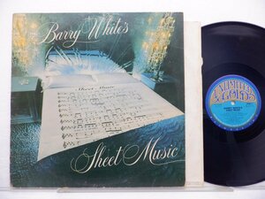 【見本盤】Barry White「Barry White's Sheet Music」LP（12インチ）/Unlimited Gold(FZ 36208)/ファンクソウル