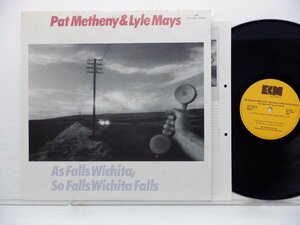 Pat Metheny「As Falls Wichita So Falls Wichita Falls」LP（12インチ）/ECM Records(PAP-25505)/ジャズ