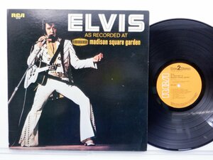 Elvis Presley「Elvis As Recorded At Madison Square Garden」LP（12インチ）/RCA(SX-86)/洋楽ロック